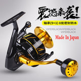 Japan Made Lurekiller Saltist CW3000- CW10000 Spinning Jigging Reel Spinning reel 10BB Alloy reel 35kgs drag power - fishingtools-co