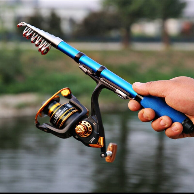 1m-2.3m FRP Ocean Fishing Telescopic Rod Super Short Foldable Portable Poles For Salt Water Retractable Fishing Pole Fishing Rod - fishingtools-co