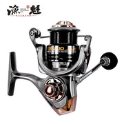 YUKUI High Speed Ratio 7.1:1 Metal Spinning Fishing Reel Fly Wheel For Fresh/Salt Water Sea Fishing Spinning Reel Carp Fishing - fishingtools-co