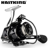 KastKing Megatron 21KG Max Drag Carbon Drag Spinning Fishing Reel With Large Spool Aluminum Body Saltwater Spinning Fishing Reel - fishingtools-co