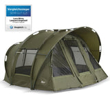 Lucx® Karpfenzelt Bivvy 1, 2, 3 Mann Angelzelt Bivvy "Leopard" Carp Dome Camping