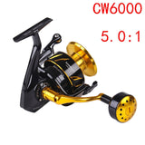 Japan Made Lurekiller Saltist CW3000- CW10000 Spinning Jigging Reel Spinning reel 10BB Alloy reel 35kgs drag power - fishingtools-co