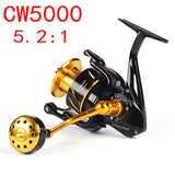 Japan Made Lurekiller Saltist CW3000- CW10000 Spinning Jigging Reel Spinning reel 10BB Alloy reel 35kgs drag power - fishingtools-co