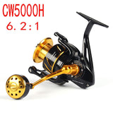 Japan Made Lurekiller Saltist CW3000- CW10000 Spinning Jigging Reel Spinning reel 10BB Alloy reel 35kgs drag power - fishingtools-co