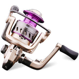 Drag Max 8kg 2000-8000 Metal Spinning Fishing Reel 5+1BB Salte water Carp Fishing Reel Front and rear brake Speed ratio 5.2:1 - fishingtools-co