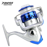 YUMOSHI JL Series Spinning Reel Fishing With Fishing Line 12BB Wheel For Fresh/Salt Water Spinning Sea Fishing Reel Carp Fishing - fishingtools-co