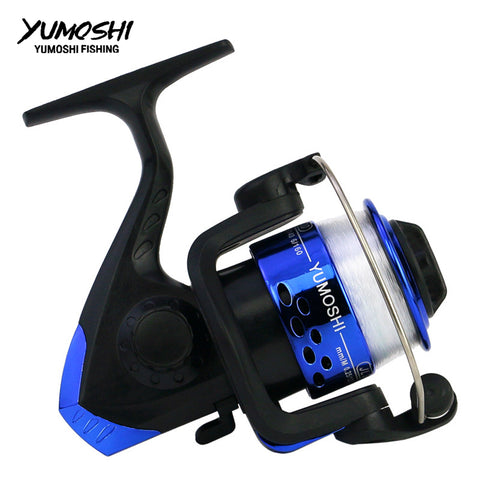 YUMOSHI JL Series Spinning Reel Fishing With Fishing Line 12BB Wheel For Fresh/Salt Water Spinning Sea Fishing Reel Carp Fishing - fishingtools-co