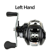 K8356 Baitcasting Fishing Reel 17+1BB 7.1:1 220g Metal Line Cup Silver Black Left/Right Hand Lure Fishing Fresh/Salt Water Reel - fishingtools-co