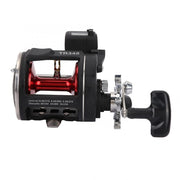 Trolling Reels Equipped With Line Counter Black Trolling Saltwater Offshore Reel Wheel Fishing Reel wheel Salt Water accessories - fishingtools-co