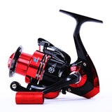 1.8m-2.7m High Quality Fishing Rod Fishing Reel 3000 Series Fly Wheel Fresh/Salt Water Spinning Reel Carp Fishing 12+1BB - fishingtools-co