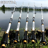 NEW Hard Fishing Rod Telescopic spinning rods 2.1m/2.4m/2.7m/3.0m//3.6m Spinning Rod Superhard for Fresh Salt Water - fishingtools-co