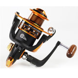 YUMOSHI AX/BX Fishing Reel 12BB+1 500-9000 Metal Coil Spinning Reel Carp Bait Boat Rock Sea Spinning Tackle Casting Line Reels - fishingtools-co