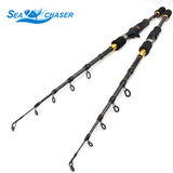 Lowest profit 1.8m 2.1m 2.4m 2.7m Carbon Fishing Rod Telescopic Casting Spinning Fishing Rod Travel Fishing Tackle lure rod - fishingtools-co