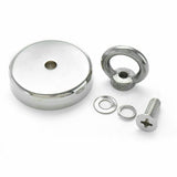 FISHING MAGNET 255LB Super Strong Neodymium Round Strong  Powerful Treasure Hunt - fishingtools-co