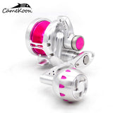 CAMEKOON Lever Drag Saltwater Fishing Reel All Metal Powerful Big Game Boat Reel - fishingtools-co