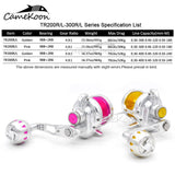 CAMEKOON Lever Drag Saltwater Fishing Reel All Metal Powerful Big Game Boat Reel - fishingtools-co