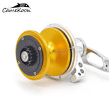 CAMEKOON Lever Drag Saltwater Fishing Reel All Metal Powerful Big Game Boat Reel - fishingtools-co