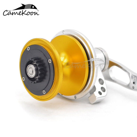 CAMEKOON Lever Drag Saltwater Fishing Reel All Metal Powerful Big Game Boat Reel - fishingtools-co