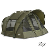 Lucx® Karpfenzelt Bivvy 1, 2, 3 Mann Angelzelt Bivvy "Leopard" Carp Dome Camping