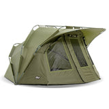 Lucx® 1 - 2 Mann Karpfenzelt Angel Zelt Carp Dome Angelzelt Bivvy Lion Zelt