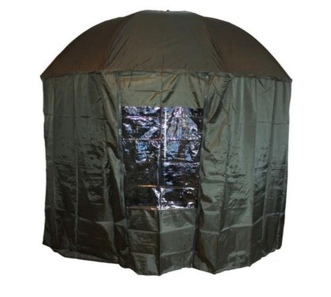 XXL Schirmzelt Angelschirm mit abnehmbarer Plane 2,50m #M#M# - fishingtools-co